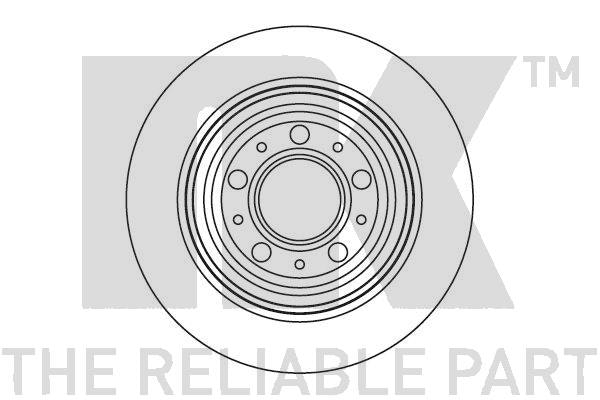 NF PARTS Тормозной диск 204854NF